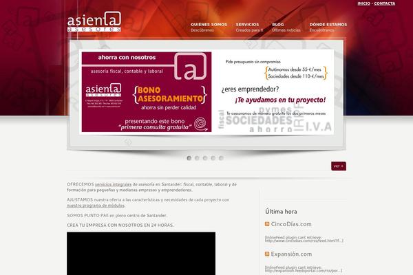 Karma theme site design template sample