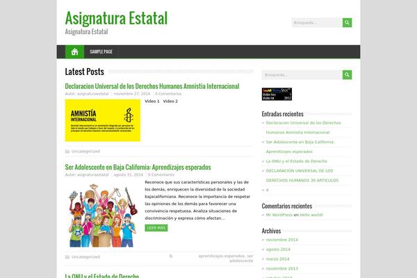 MineZine theme site design template sample