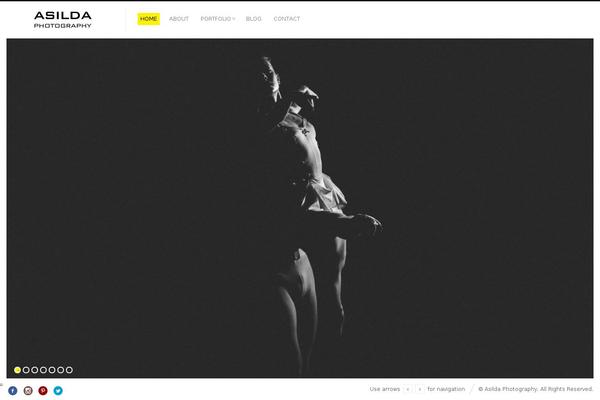 Grandportfolio theme site design template sample