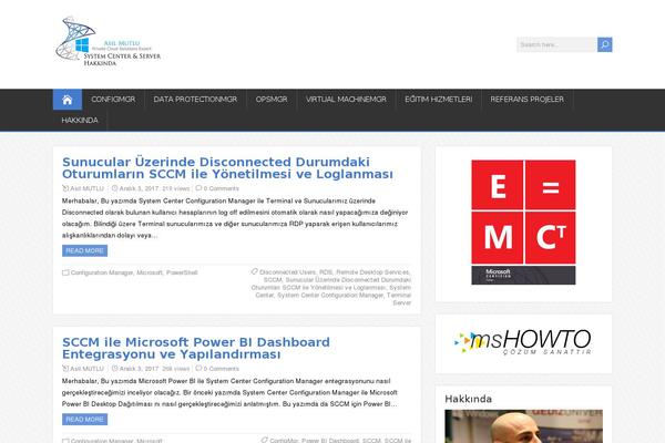 ShootingStar theme site design template sample