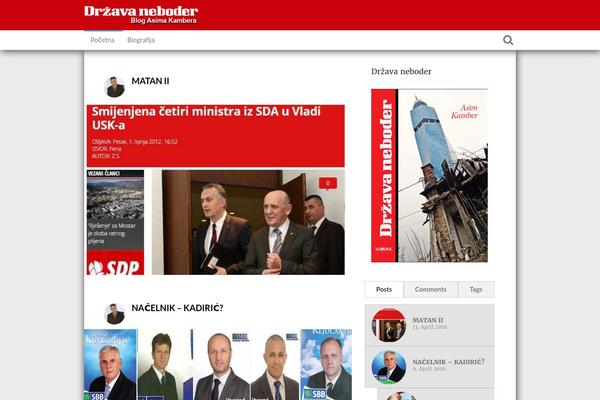 asimkamber.com site used Bliss-personal-minimalist-wordpress-blog-theme
