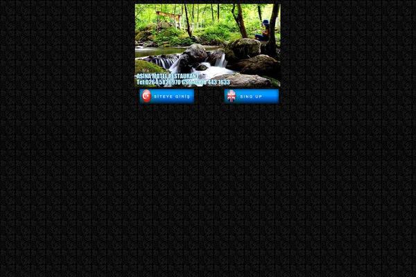 Hospitality theme site design template sample
