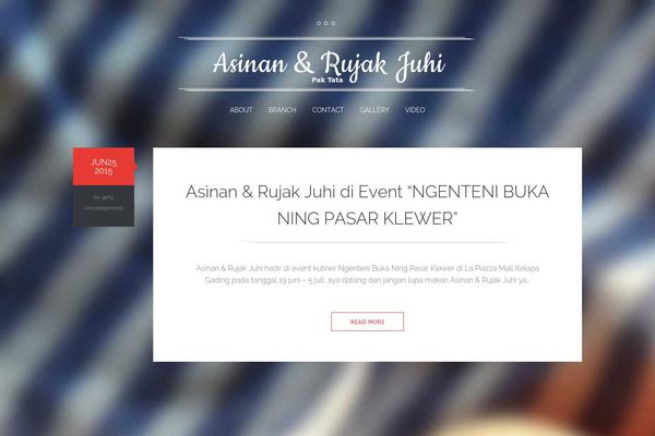 Perfetta theme site design template sample