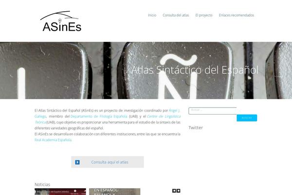 Ascension theme site design template sample