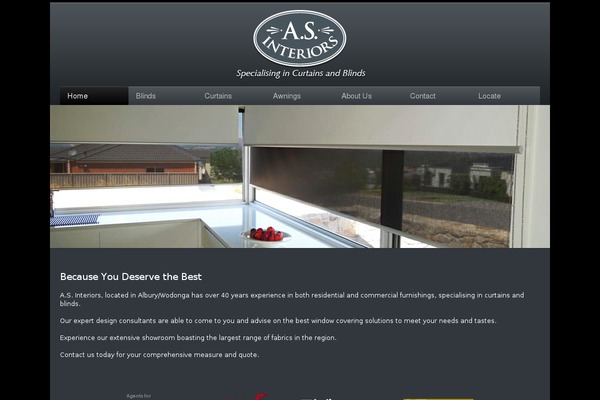 asinteriors.net.au site used Simple Dark