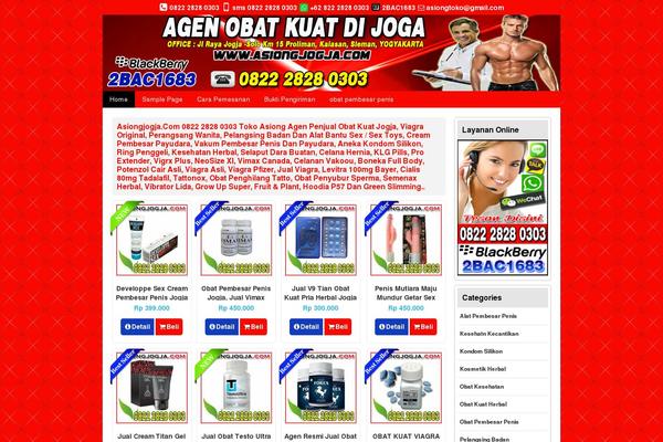 Virtamart theme site design template sample
