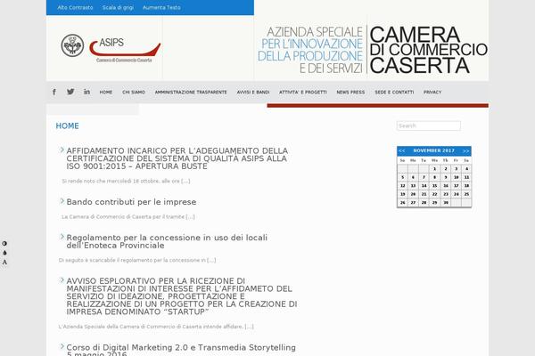 Site using Blog Post Calendar Widget plugin