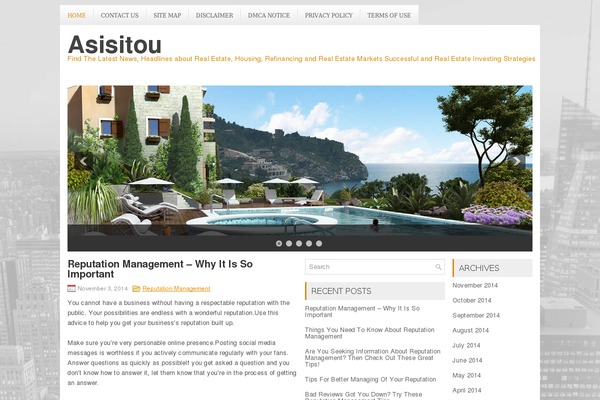 asisitou.com site used Wprealestate