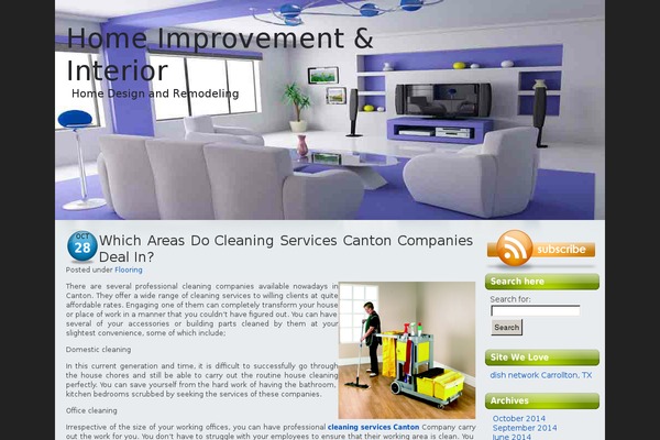 Interio theme site design template sample