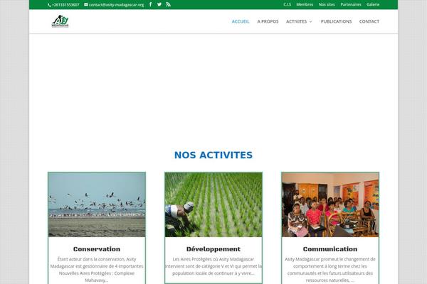 Site using Responsive Full Width Background Slider plugin