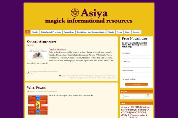 Suffusion theme site design template sample