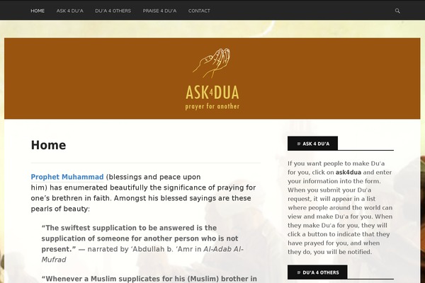 Site using Praybox-plus plugin