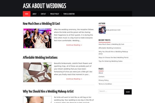 Hiero theme site design template sample