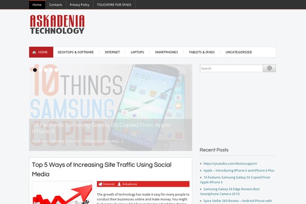 BlogsTrend theme site design template sample