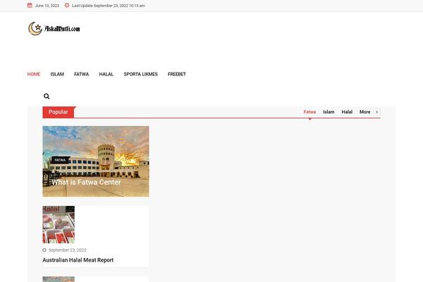 Barta theme site design template sample