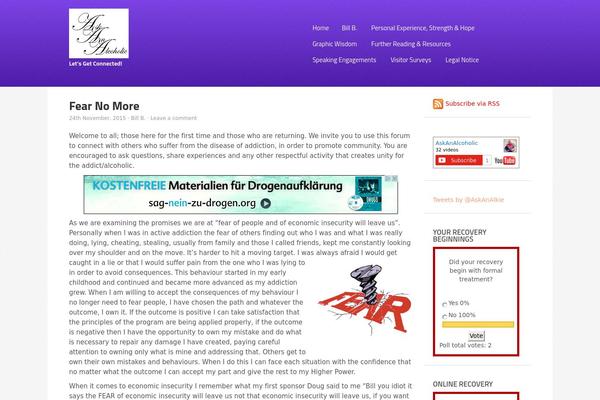 askanalcoholic.com site used Gdtech