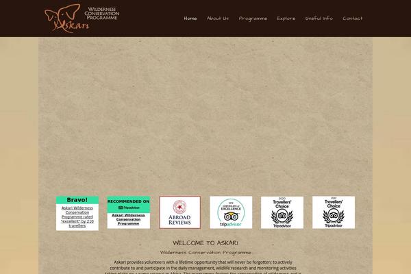 Bridge theme site design template sample