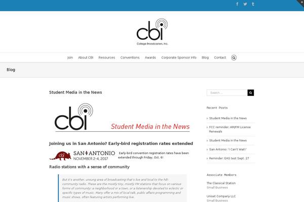 Site using TablePress plugin