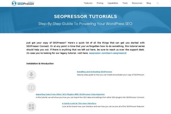 Site using Seo-pressor plugin