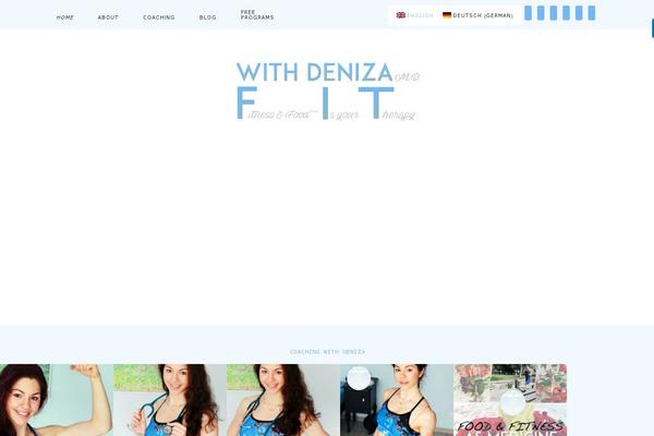 Pretty theme site design template sample