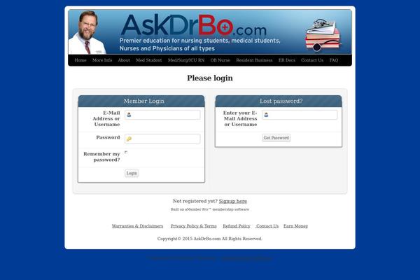 askdrbo.com site used MarketerCMS