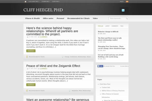 Headlines theme site design template sample