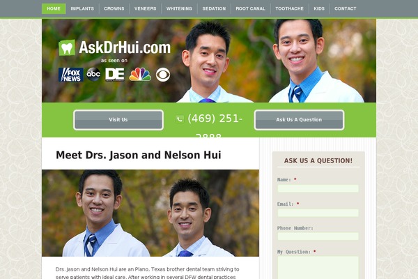 askdrhui.com site used Paragonresponsive