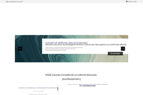 Etienne website example screenshot