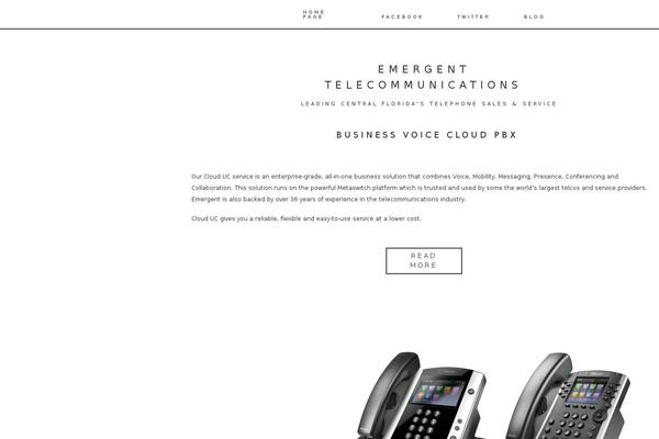The Station theme site design template sample