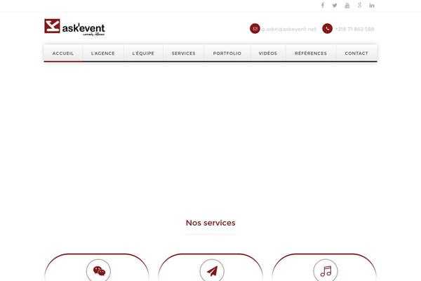 askevent.net site used Ask