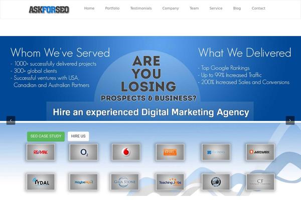 Starter theme site design template sample