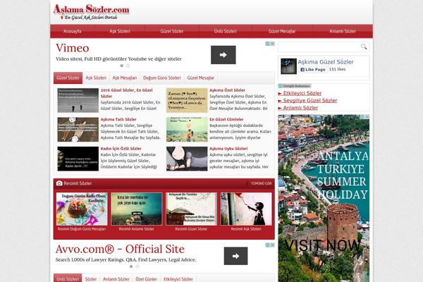 Yaren V2 theme site design template sample