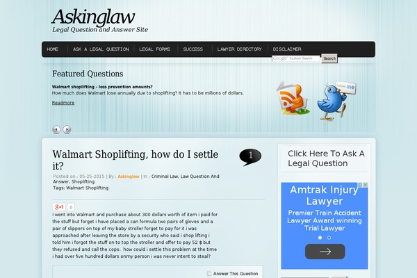 DynaBlue theme site design template sample