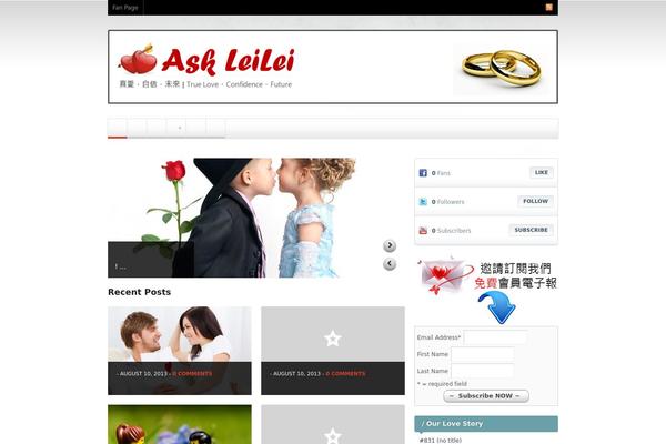 Spectrum theme site design template sample