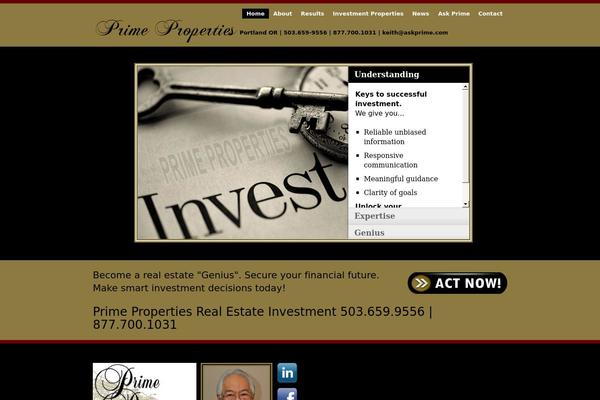 Legacy theme site design template sample