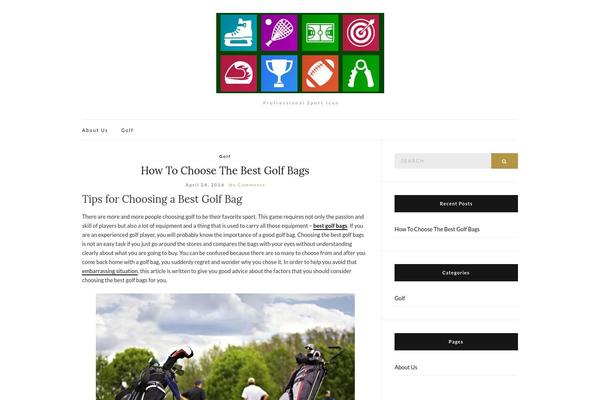 Memoir theme site design template sample