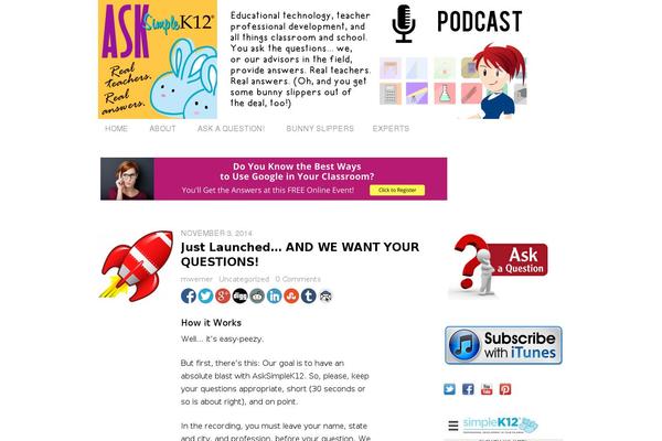 Site using Simple Social Share plugin