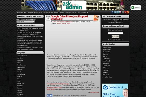 WordPress website example screenshot