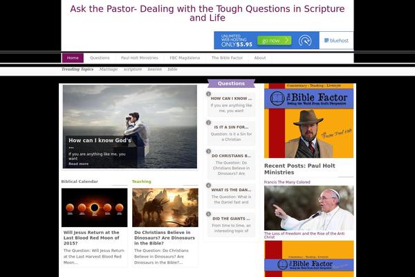 Opinions theme site design template sample