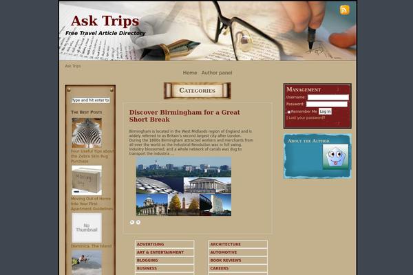 Site using Article Directory plugin
