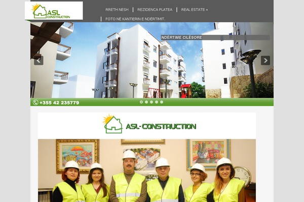 asl-construction.com site used Wprealestate