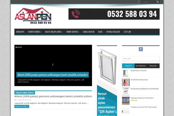 Jarida theme site design template sample