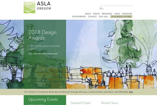 aslaoregon.org site used Asla-2015