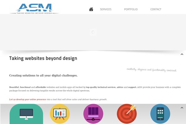 Asm theme site design template sample