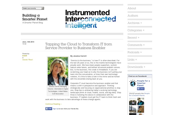 asmarterplanet.com site used Ibmnorthstar