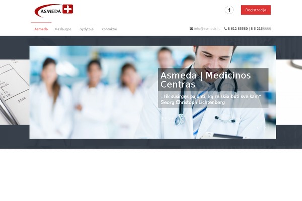Medical Doctor theme site design template sample