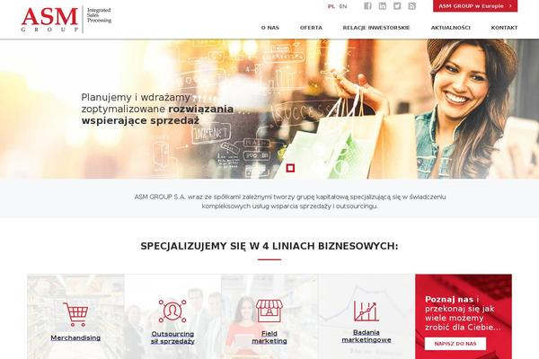 Asm theme site design template sample