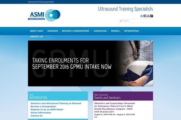 asmi.edu.au site used Asmi