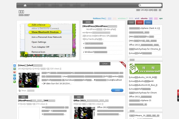 HotNews Pro theme site design template sample