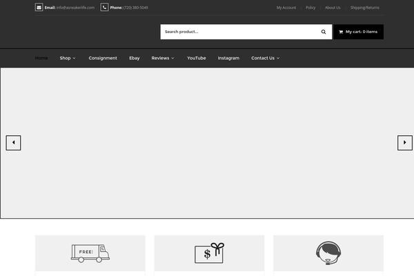Vanesa theme site design template sample